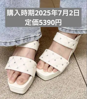 비쥬 퀼팅 샌들 INGNI