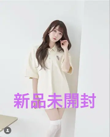 로제뮤즈 피케 셔츠 크림
