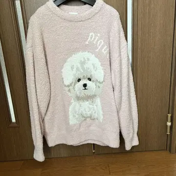 GELATO PIQUE 비전 프리제 파우더 자카드 풀오버