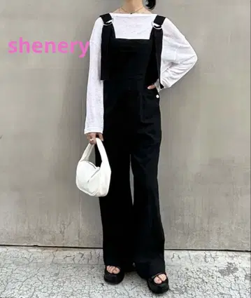 shenery 시너리 린넨 혼방 살로펫 블랙 36 사이즈 미사용 새상품