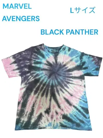 MARVEL AVENGERS Black Panther 티셔츠 타이다이