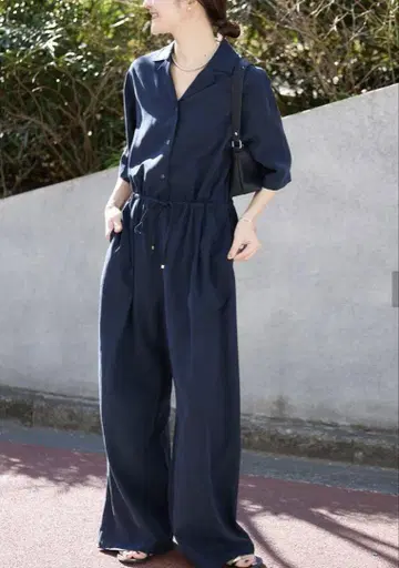 하프 슬리브 올인원