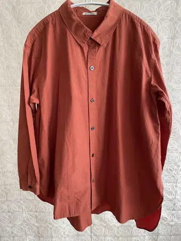 Plantation 플랜테이션 긴팔 셔츠 홍차 오렌지