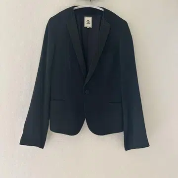 mando 만도 블랙 노카라 자켓 36 S