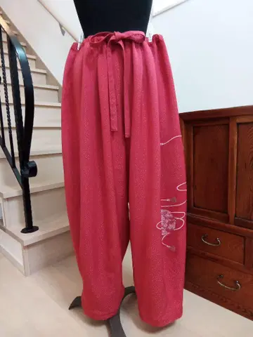 기모노 리메이크 벌룬 팬츠