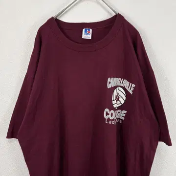 USA제 90s 러셀 러셀 싱글 스티치 티셔츠