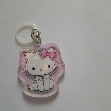 헬로키티 아크릴 키링 핑크