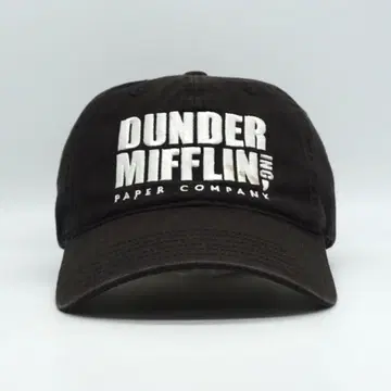 DUNDER MIFFLIN The Office 기업 자수 캡 구제 의류