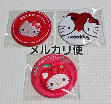산리오 헬로키티 50주년 시크릿 자수 캔뱃지 & 자수 마그넷