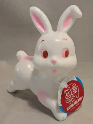 KODAMA TOY 오형 동물 토끼 화이트