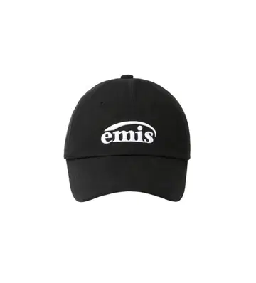 emis 로고 캡 블랙