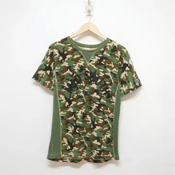 챔피온 (L) 카모플라주 반팔 티셔츠 REVERSE WEAVE