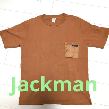 Jackman 오렌지 티셔츠 M 사이즈 가슴 포켓