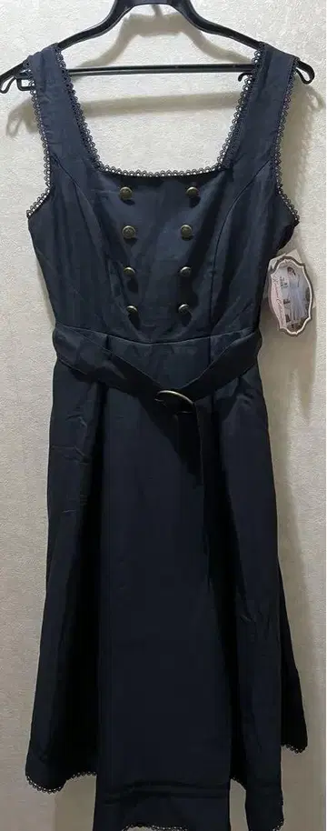 시마무라 쿠루미 마린 아카데미아 오버롤 스커트 네이비 M