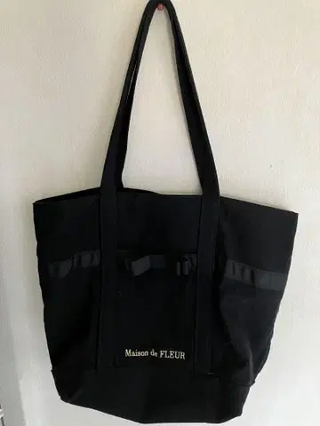 메종 드 플뢰르 토트백 블랙