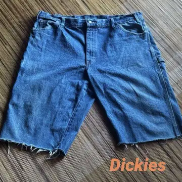 디키즈 데님 블루 캐주얼 숏 팬츠