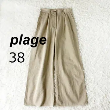 plage 플라주 와이드 치노 팬츠 치노 팬츠 베이지 사이즈 38