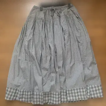 45R 장마풍 카디 믹스 이지 개더 스커트