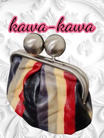 레어 컬러 kawa kawa 가마구치 파우치 카와카와