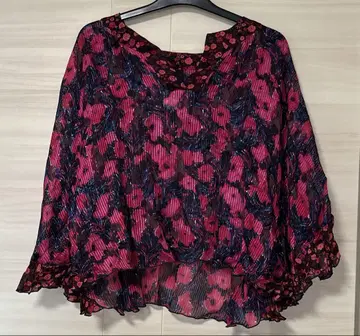 ANNA SUI 실크 판초 미사용