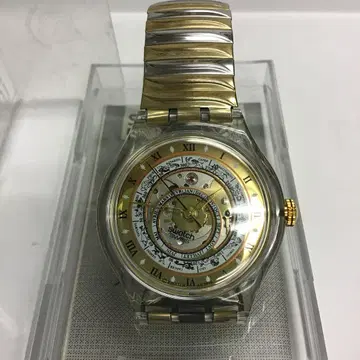 Swatch 스와치 오토매틱 시계 골드/실버 23스톤
