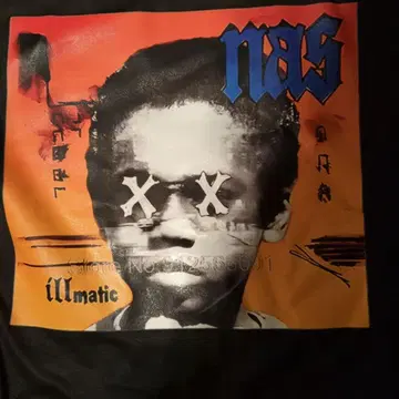 NAS illmatic 티셔츠 블랙