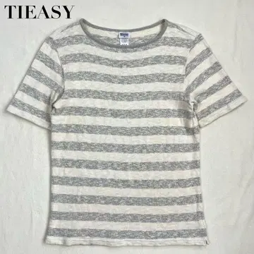 TIEASY 티지 바스크 셔츠 티셔츠 보더 일본제 3사이즈