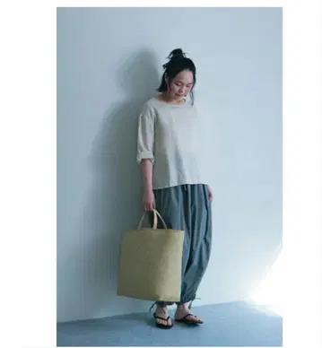 fog linen work 아니야 탑 에쿠르 베이지 미사용 새상품