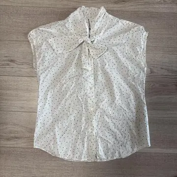 Maker's Shirt 반팔 셔츠 38 물방울 패턴