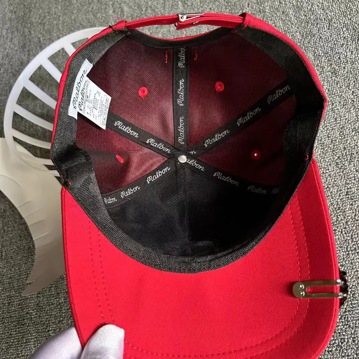 MALBON | 말본 Malbon Golf Performance Basic Ball Cap Hat on