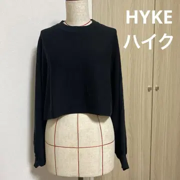 HYKE 면100% 블랙 사이즈 1