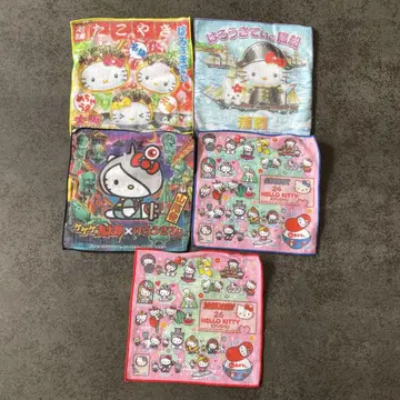 키티 핸드 타월 묶음 판매 5장
