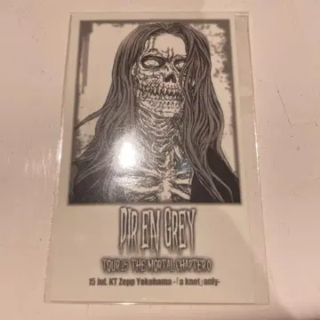 DIR EN GREY  회장 한정판 스티커 Die