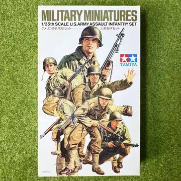 타미야 1/35 미국 보병 공격 세트 MM192 인형 6개