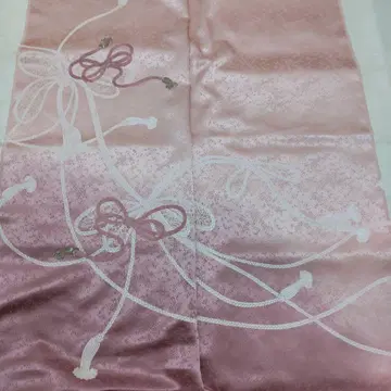 순수 실크, 분할 염색, 자수 끈 그림, 부착, 옷감 (227)