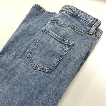 H&M W26L27 스트레이트 데님 라이트 블루 여성용 S