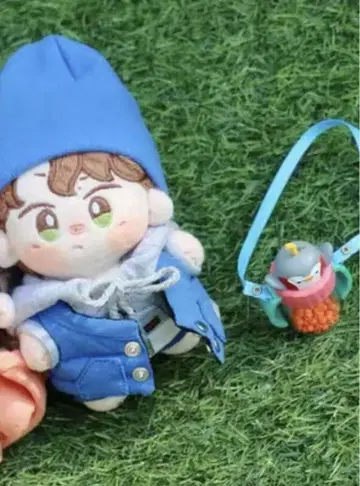 왕이보 봉제 인형 의류 3종