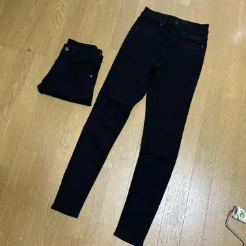 지유 스키니 팬츠 블랙 61cm 2세트