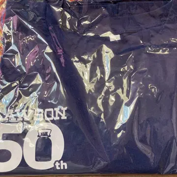 LAWSON 50주년 기념 티셔츠 네이비