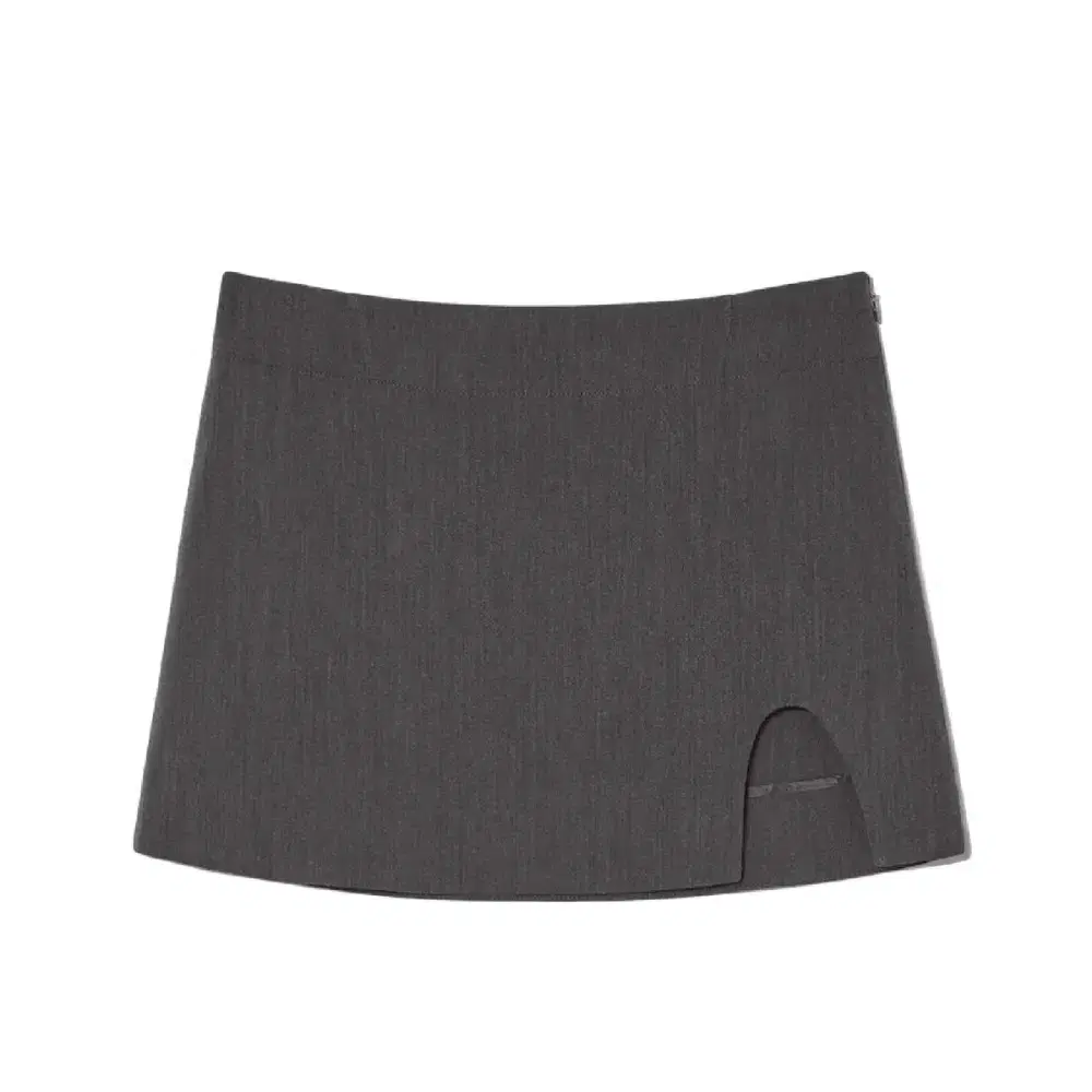 GLOWNY | 글로니 Glowny LULU RUFFLE MINI SKIRT Melange Gray L