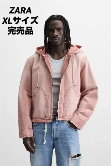 ZARA 자라 워시드 후드 부착 자켓 XL 사이즈 완판템