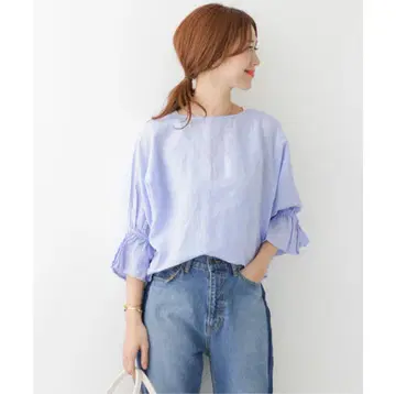 어반 리서치 도어즈 린넨 캔디 슬리브 풀오버 색스