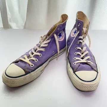 컨버스 하이컷 80's 둘러싸인 로고 USA 사이즈 8 1/2 퍼플