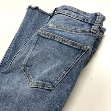 ZARA 자라 W26L26 스트레이트 데님 라이트 블루 여성용 S