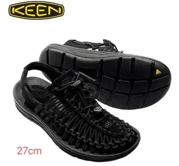 KEEN 블랙 스포츠 샌들 27cm