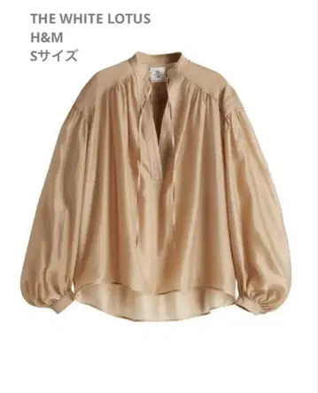The White Lotus H&M 벌룬 슬리브 블라우스