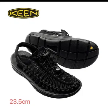 KEEN 블랙 스포츠 샌들 23.5cm
