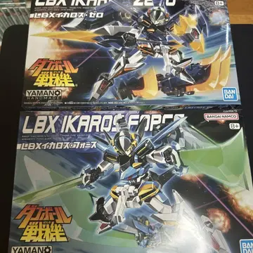 골판지 전기 LBX 이카로스 제로 & 이카로스 포스 미조립 세트