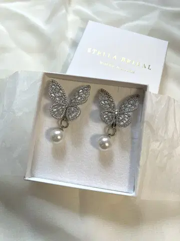STELLA BRIDAL 스텔라 브라이덜 귀찌 버터플라이 덤 포함