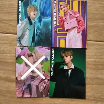 FANTASTICS 기무라 케이토 트레이딩 카드 3개 세트